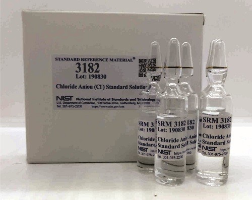 SRM 3182 - 氯化物陰離子 (Cl–) 標準溶液 (標準品)