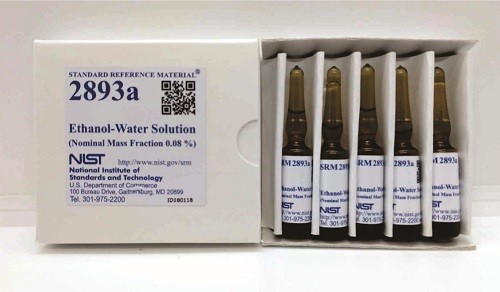 SRM 2893a - 乙醇-水溶液(名義質量分數0.08%)