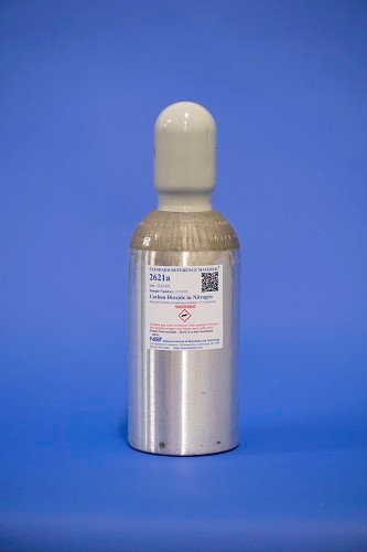 SRM 2621a - 氮中二氧化碳(公稱量-物質分數1.5%mol/mol)