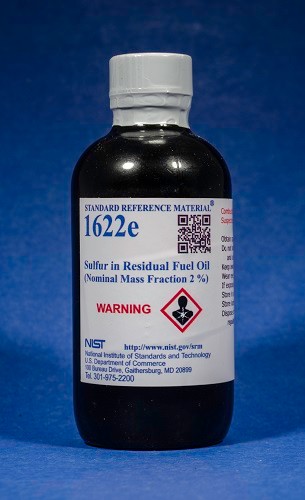 SRM 1622e - 殘余燃料油中的硫(公稱(chēng)質(zhì)量分?jǐn)?shù)2%)