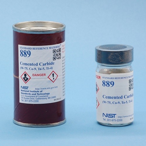 SRM 889 - 硬質合金(W-75，Co-9，Ta-5，Ti-4)標準品