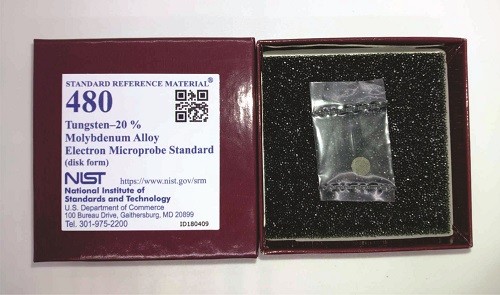 SRM 480 - 鎢20%鉬合金電子探針標準標準品