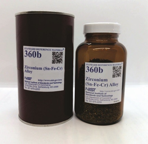 SRM 360b - 鋯(Sn-Fe-Cr)合金標準品